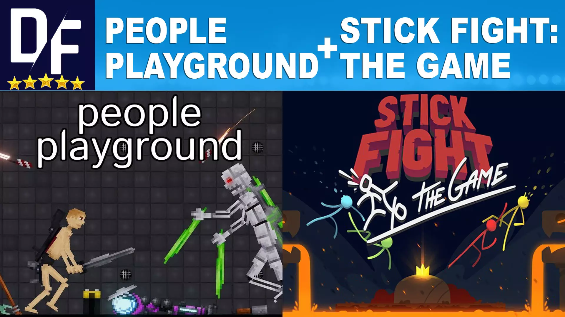 🔪People Playground + Stick Fight: The Game [STEAM] всего за 39.00 руб